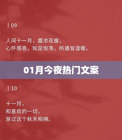 新春佳节，今夜热门文案分享