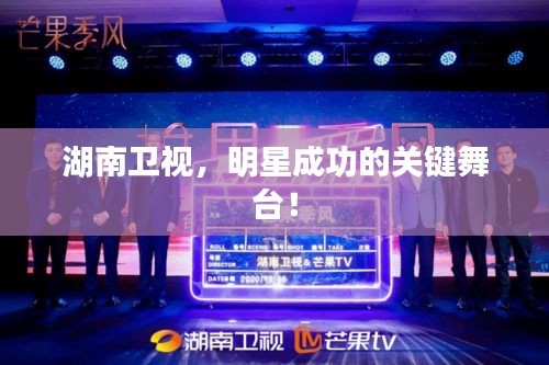 湖南卫视，明星成功的关键舞台！