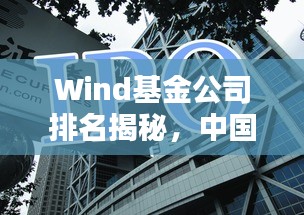Wind基金公司排名揭秘，中国基金行业的领军者