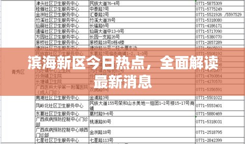 滨海新区今日热点，全面解读最新消息
