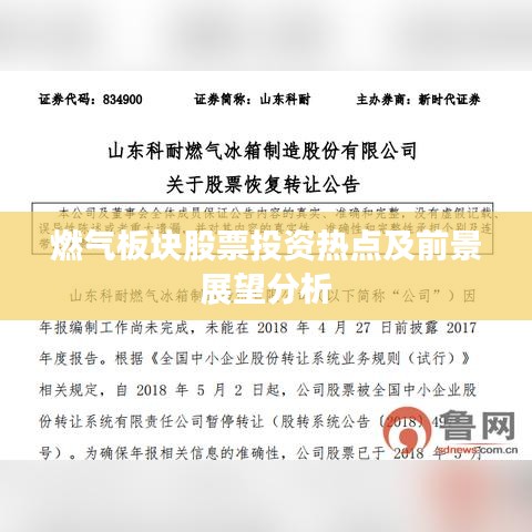 燃气板块股票投资热点及前景展望分析