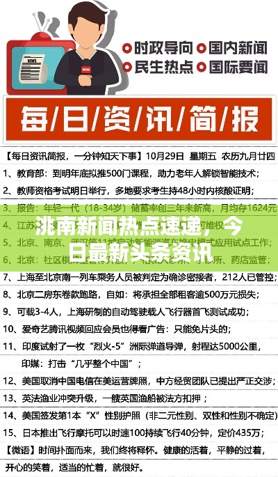 洮南新闻热点速递，今日最新头条资讯