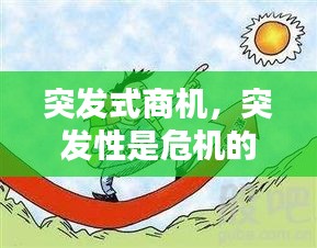 突发式商机，突发性是危机的首要特征 