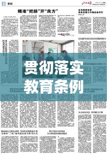 贯彻落实教育条例，关于贯彻落实党的教育方针 