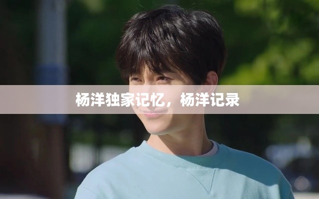 杨洋独家记忆，杨洋记录 