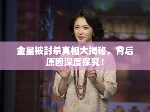 金星被封杀真相大揭秘，背后原因深度探究！