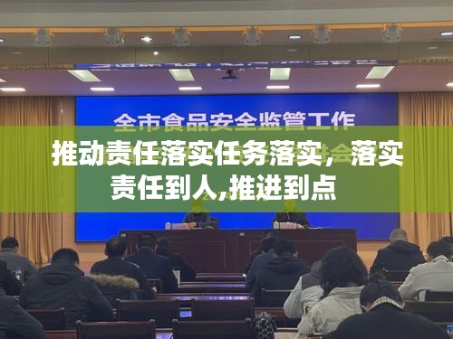 推动责任落实任务落实，落实责任到人,推进到点 