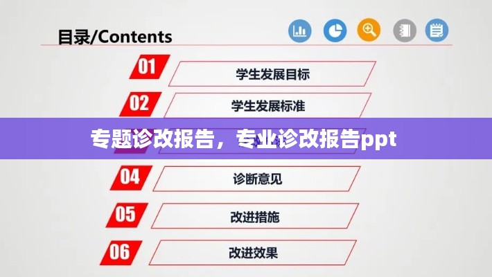 专题诊改报告，专业诊改报告ppt 