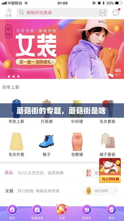 蘑菇街的专题，蘑菇街是啥 
